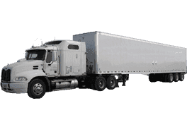Este es un camión tractores con remolques para el transporte de automóviles.