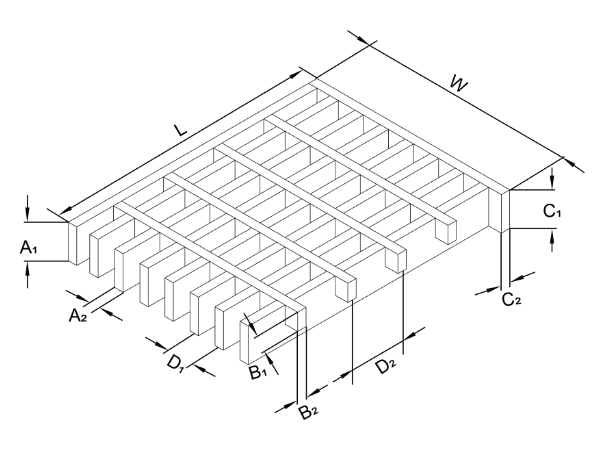 Carbon Steel Grating, Alro Steel, GripSTRUT