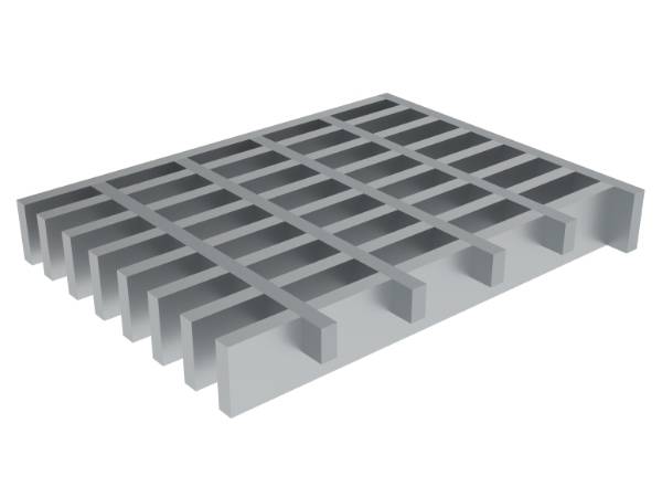 Press-locked steel grating physical picture