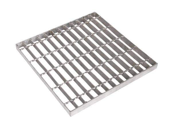 A piece of welded steel bar grating.